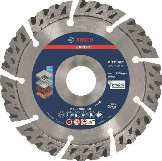 Bosch EXPERT Multi Material   2608900659 Diamant Trennscheibe 115x22.23x2.2x12