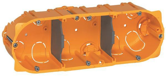 Legrand 080053 Batibox Hohlwanddose      3-fach 6+8M Tiefe:50mm