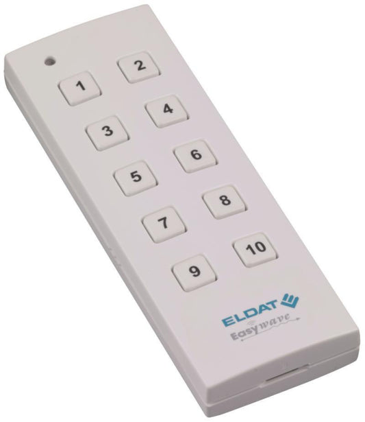 ELDAT Handsender         RT34-5010E-01-0 10 - Kanal, signalweiß RAL9003