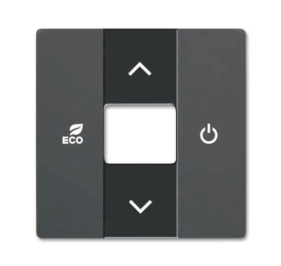 BJ Zentralscheibe RTR schwarz   6235-885   matt Busch-free@home future linear