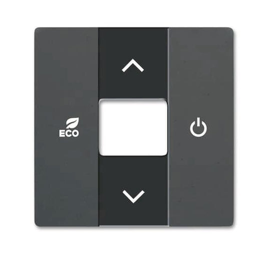 BJ Zentralscheibe RTR schwarz   6235-885   matt Busch-free@home future linear