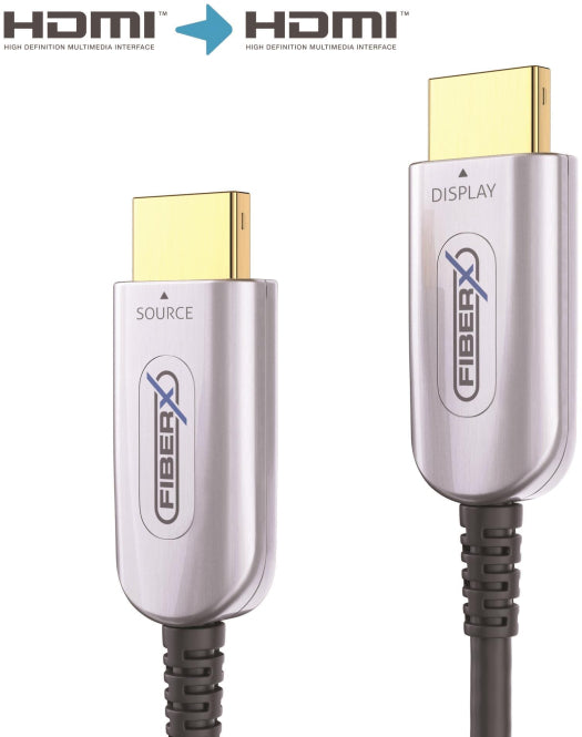 FiberX HDMI-Glasfaserkabel   FX-I350-025 AOC Hyridkabel,2.0/18Gbps,4K/60Hz,25m