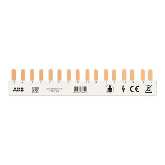 ABB Phasenschiene FlexLine 3P+N PSX3/16N 16Pins 8 TE 10qmm 2CDL230180R1016