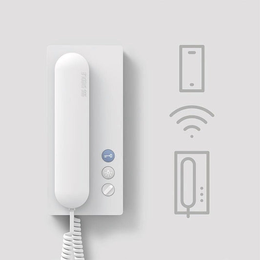 Siedle Weiß Haustelefon 6+n       IQ HTA m.WLAN-Schnittstelle f.Siedle App