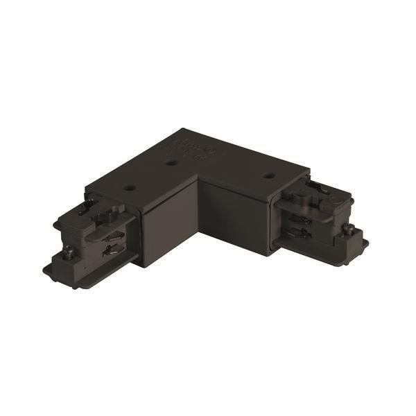 BRUM 3Phasen Eckverbinder 90°   88126080     Schutzleiter innen, schwarz