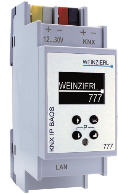 Weinzierl KNX IP BAOS 777           5193 Tunneling+Object Server 2000 Datenpunkte