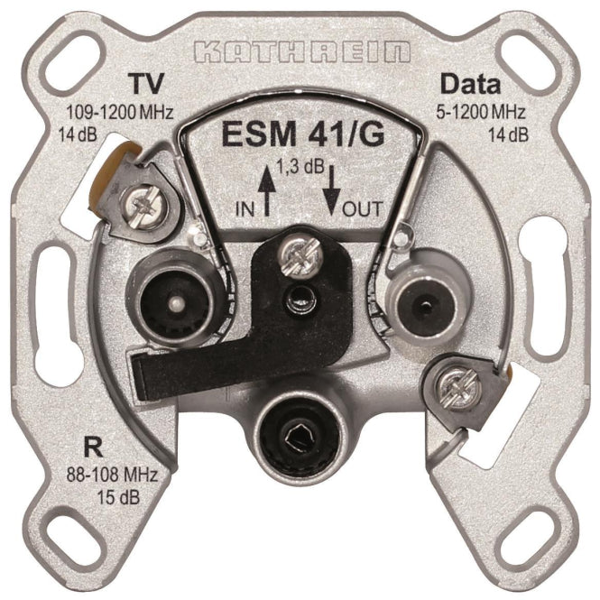 KATH Modem-Durchschleifdose     ESM 41/G     3fach selektiv 14dB/15dB