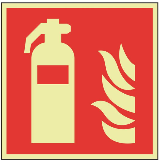 HEIN 47220 Brandschutzschild  HEIN_47220 Feuer-löscher ASR KP 150x150mm