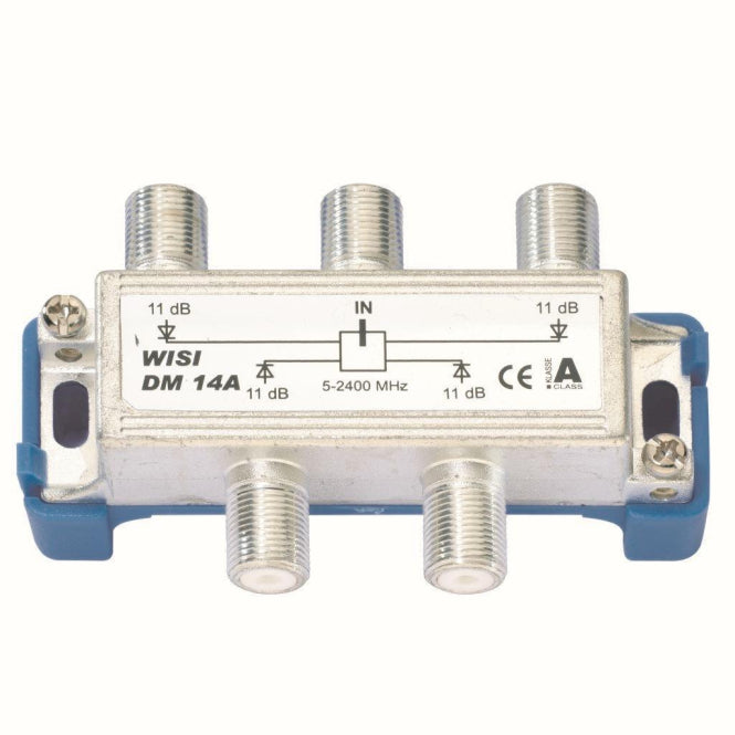 WISI Verteiler 4-fach              DM14A     5-2400MHz 11dB