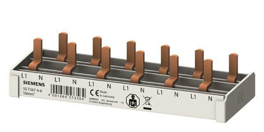 Siemens Stiftsammelschiene     5ST3674-6 kompakt 10qmm 6TE