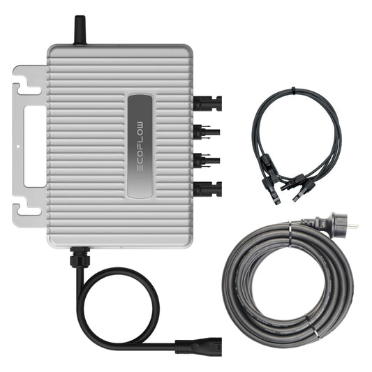 EcoFlow STREAM Mikrowechselrichter 800W mit PV und AC Kabel