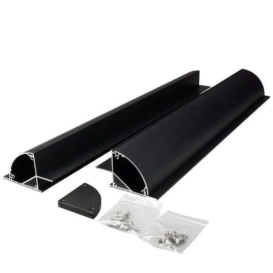 WATTSTUNDE® Solarmodul Halterung HSA+ 55/S ALU schwarz - Homeiq24