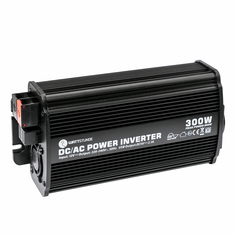 WATTSTUNDE® 300W / 600W 12V Sinus Spannungswandler WS12/300SI - Homeiq24