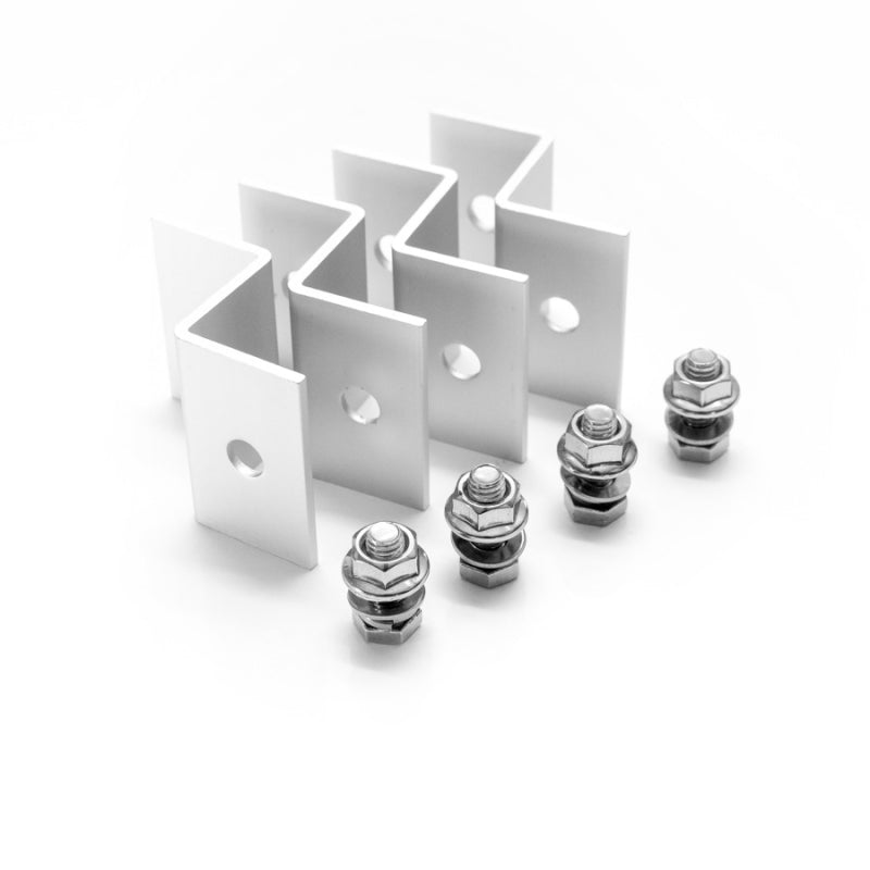 WATTSTUNDE® 38mm Aluminium Z-Winkel HSZ38 Halterung - Homeiq24