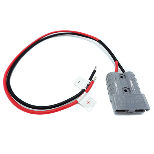 WATTSTUNDE® Adapterkabel 4mm² A50/Aderendhülse 50cm schwarz - Homeiq24