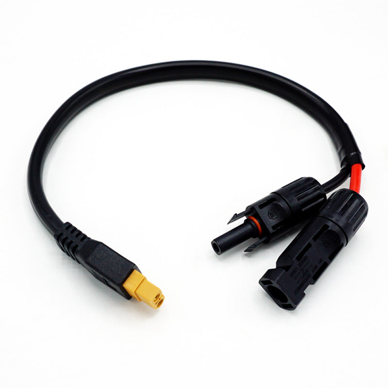 WATTSTUNDE® AK-MC-XT60-3 Adapterkabel MC4 auf XT60 female mit 3 Kontakten - Homeiq24