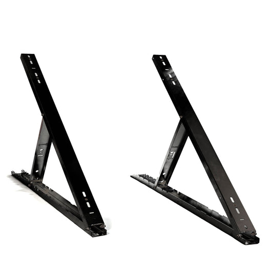 WATTSTUNDE® Flachdach Solarmodul Halterung HST120 schwarz - Homeiq24