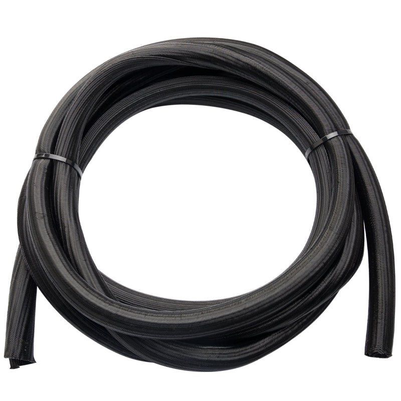 WATTSTUNDE® Geflechtsschlauch offen 19mm schwarz 5 Meter - Homeiq24