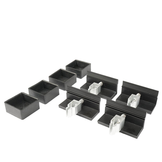 WATTSTUNDE® Hausdachhalterung Endklemmen + Kappen - Homeiq24