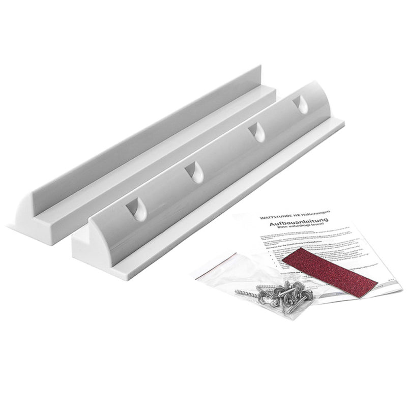WATTSTUNDE® Solarmodul Halterung HXH68/W ASA Kunststoff weiss - Homeiq24