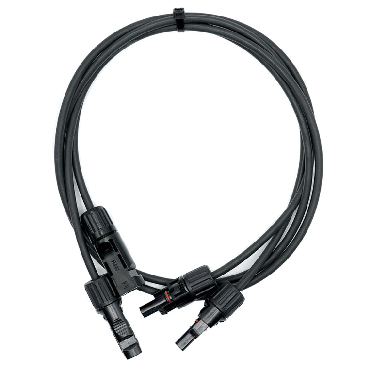 WATTSTUNDE® Solarverlängerungskabel 2x4mm² Typ-MC4/Typ-MC4 5m schwarz - Homeiq24