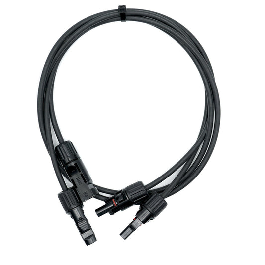 WATTSTUNDE® Solarverlängerungskabel 2x4mm² Typ-MC4/Typ-MC4 5m schwarz - Homeiq24